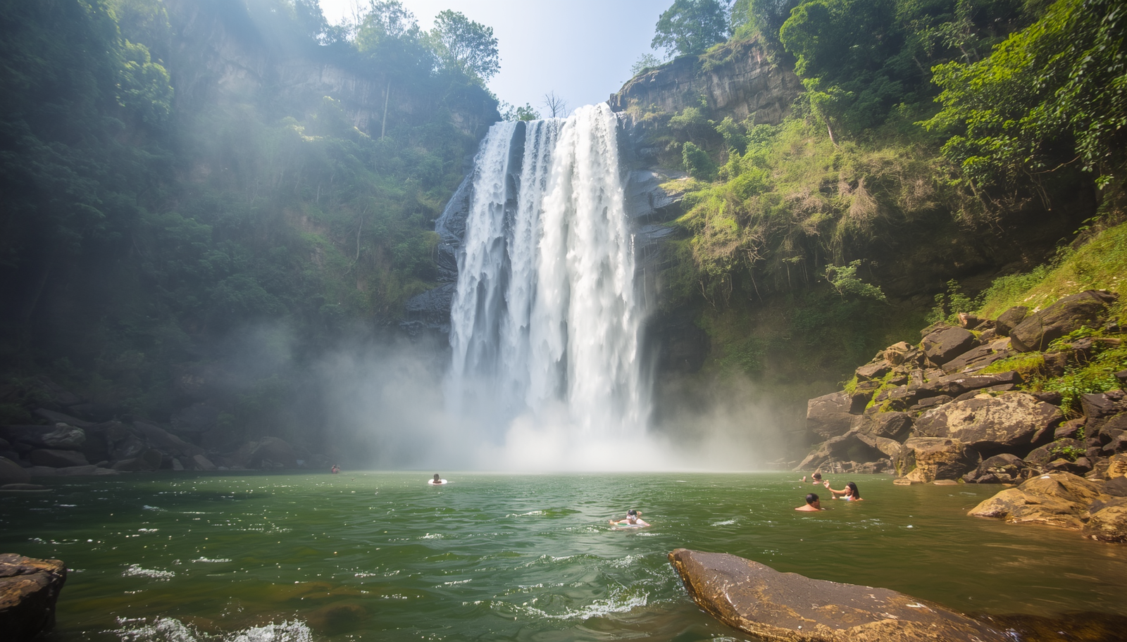 dudhsagar swim 1 dudhsagar swim 1